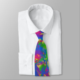 Finger Paint Manar glän Tie Slips