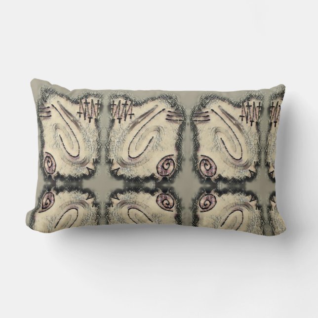 Finger Painting - Japan Lumbarkudde (Framsida)