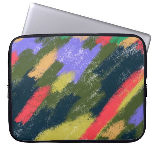 Finger Painting Neoprene Laptop sleeve (Framsidan)