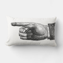 Finger pekande Dekorativ kudde