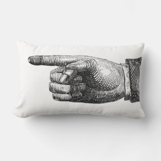 Finger pekande Dekorativ kudde