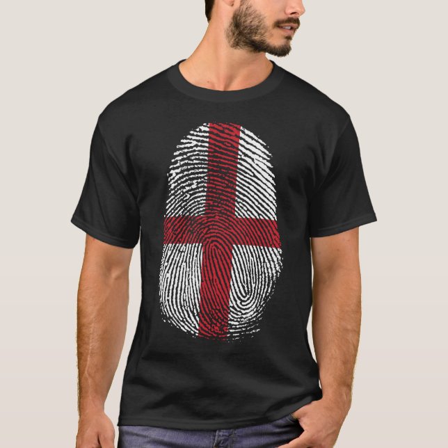 Finger Print - England T Shirt (Framsida)