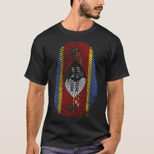 Finger Print - Eswatini Swaziland T Shirt