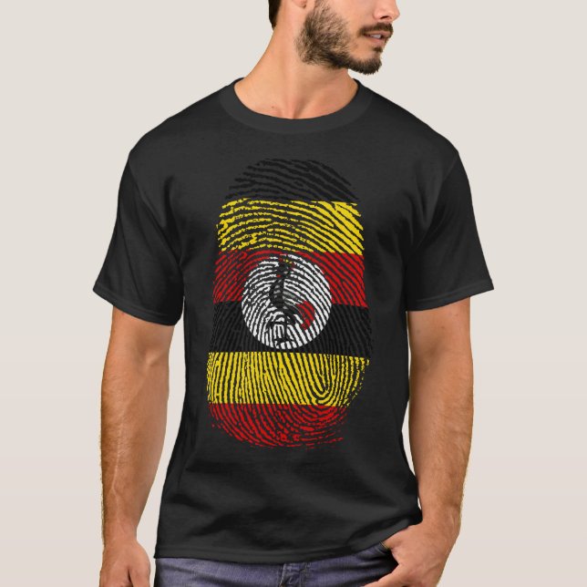 Finger Print - Uganda T Shirt (Framsida)