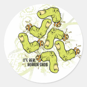 Finger Runt Klistermärke