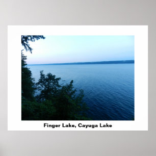 FINGER SJÖ CAYUGA SJÖ poster