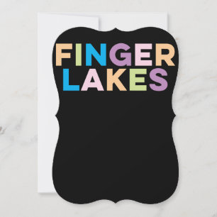 Finger Sjöar New York-presentationer med färgämnen