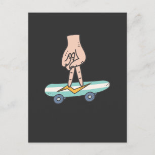 Finger Skateboard Hobby Fingerboard Vykort