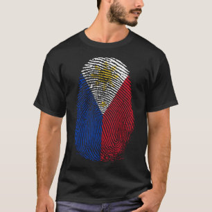 Finger Skriv ut - Filippinerna T Shirt