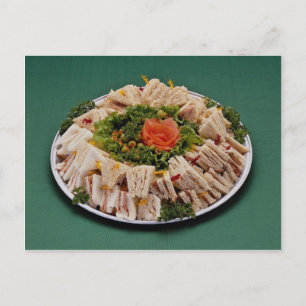 Finger-smörgåsbricka Vykort