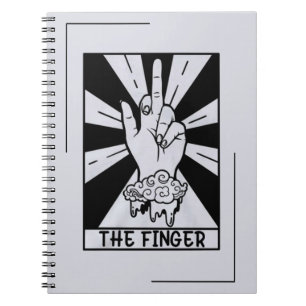 Finger - Tarot Card Anteckningsbok