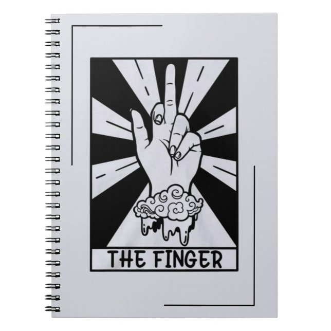 Finger - Tarot Card Anteckningsbok (Framsidan)