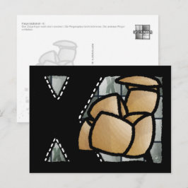 Fingeralphabet X Vykort