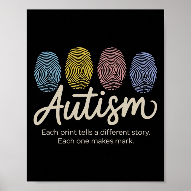 Fingeravtryck Autism5  Poster (Framsidan)
