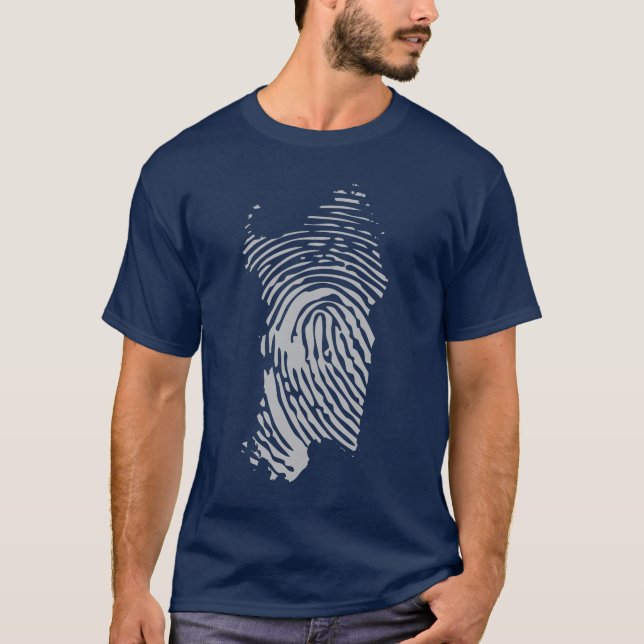 Fingeravtryck från Sardinien T-shirt (Framsida)