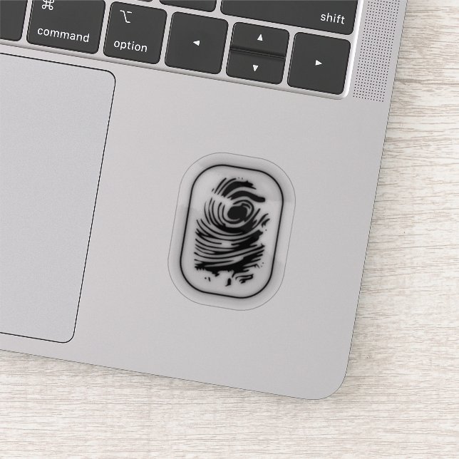 Fingeravtryck Klistermärken (Detalj)