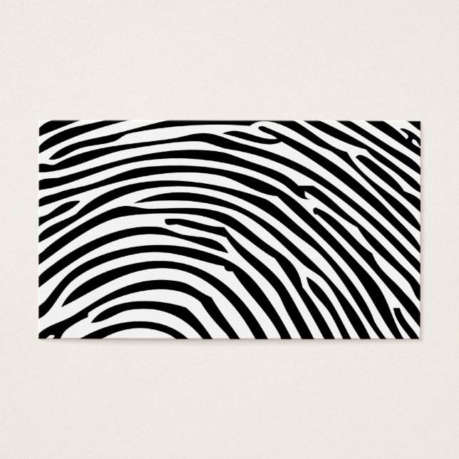 Fingeravtryck Visitkort (Framsidan)