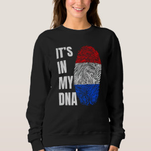 Fingeravtrycks-DNA-biometri Holland Flagga Nederlä T Shirt