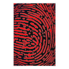 Fingeravtrycksbubbla Fototryck