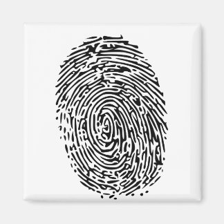 Fingeravtrycksdesign Magnet