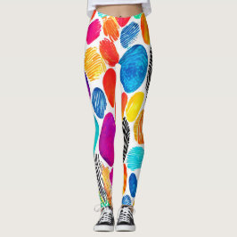 Fingeravtrycksfusionkonst Leggings