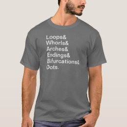 Fingeravtrycksvillkor T-Shirt