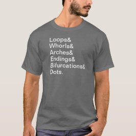 Fingeravtrycksvillkor T-Shirt