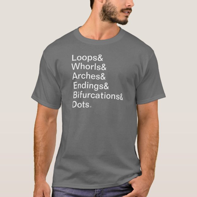 Fingeravtrycksvillkor T-Shirt (Framsida)