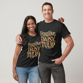 Fingerborgsblomma Tusenskönor Tulpan Blommig Vildb T Shirt
