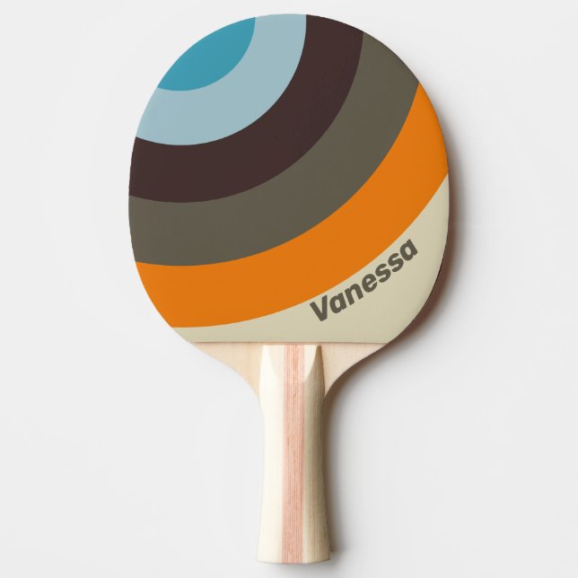 Fingerborgsrust Ringfläcksrand med namn Pingisracket (Framsidan)