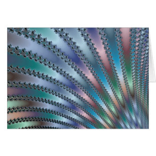 FingerFractalkonst Hälsningskort