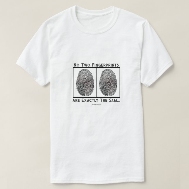 Fingerprint - A MisterP Shirt T Shirt (Design framsida)
