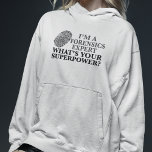 Fingerprint, Fingerprint, funny kriminalteknisk ex T Shirt<br><div class="desc">Vad är din supermakt? En rolig superhjälteanalytiker som ger en gåva till en kriminalteknisk vetenskapsman med ett fingeravtryck av coola.</div>