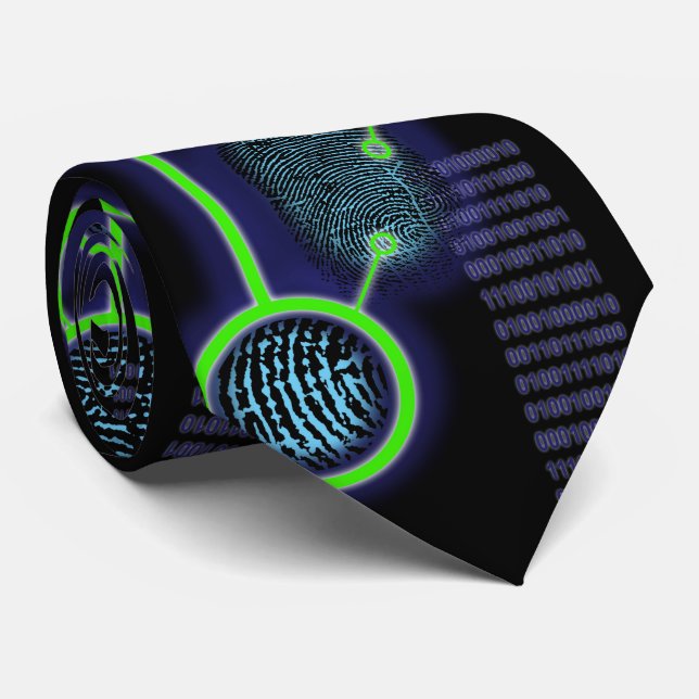 Fingerprint ID Vetenskap Slips (Rullad)