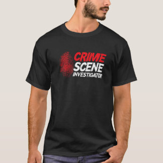 Fingerprint Private Spy Krime Scene Inve T Shirt