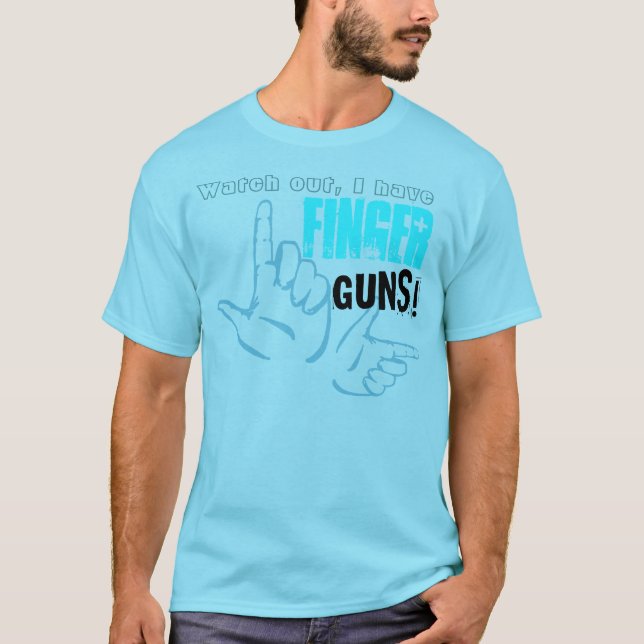 Fingervapen T Shirt (Framsida)
