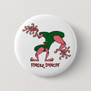 Fingret Dancin knäppas Knapp