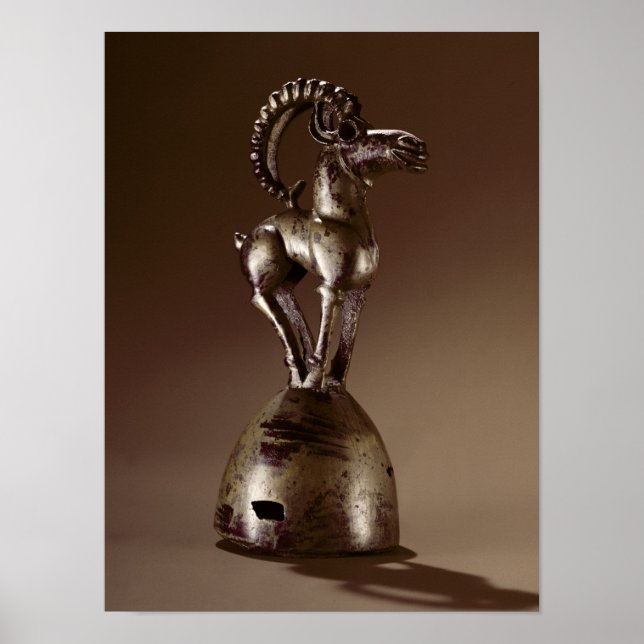 Finial med bergsget poster (Framsidan)