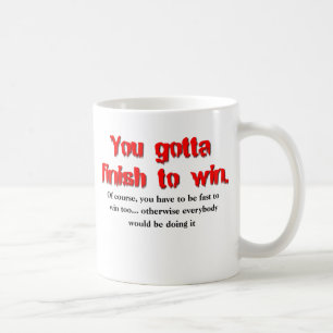 Finish to Win Dirt Bike Motocross Mugg