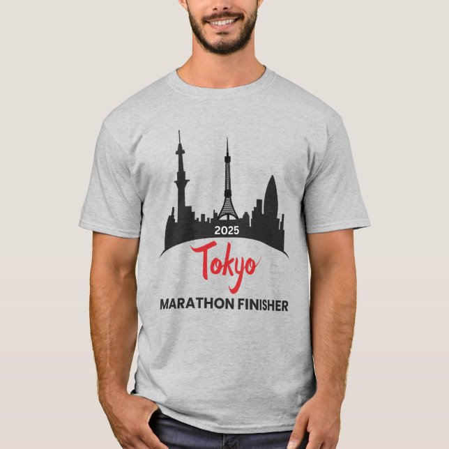 Finisher Gift for Springers, Tokyo Marathon Finish T Shirt (Framsida)