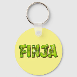Finja Name Kiwi Design Schlüsselanhänger Nyckelring
