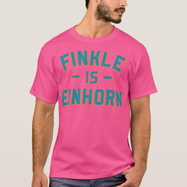 FINKLE ÄR EINHORN Mugg T Shirt (Framsida)