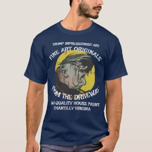 Finkonstig uppfart Hus Färg Original Trump T Shirt