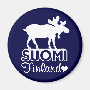 Finland älgmagnet magnet