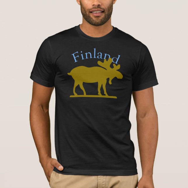 Finland älgskjorta t shirt (Framsida)