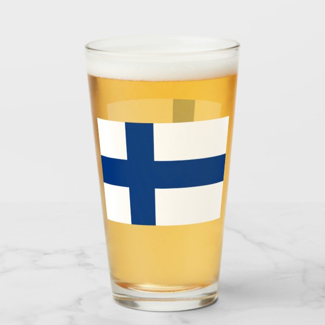 FINLAND BEER GLASS GLASKOPP (Framsida fylld)