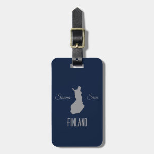 FINLAND beställnings- bagagemärkre Bagagebricka