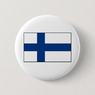 Finland - finlandssvensk flagga knapp
