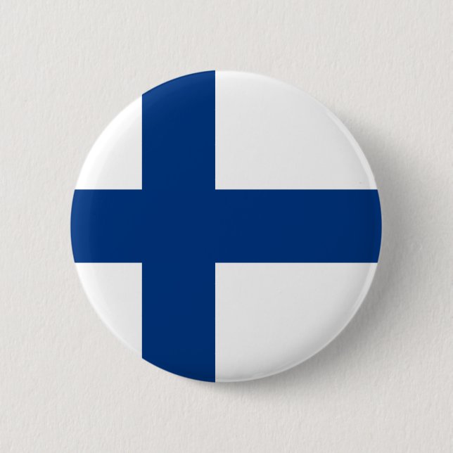 Finland - finlandssvensk medborgareflagga knapp (Framsida)