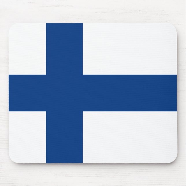 Finland - finlandssvensk medborgareflagga musmatta (Framsidan)